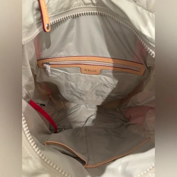 MZ Wallace Cabana Tote - Cherry Red & Atmosphere - Picture 8 of 10